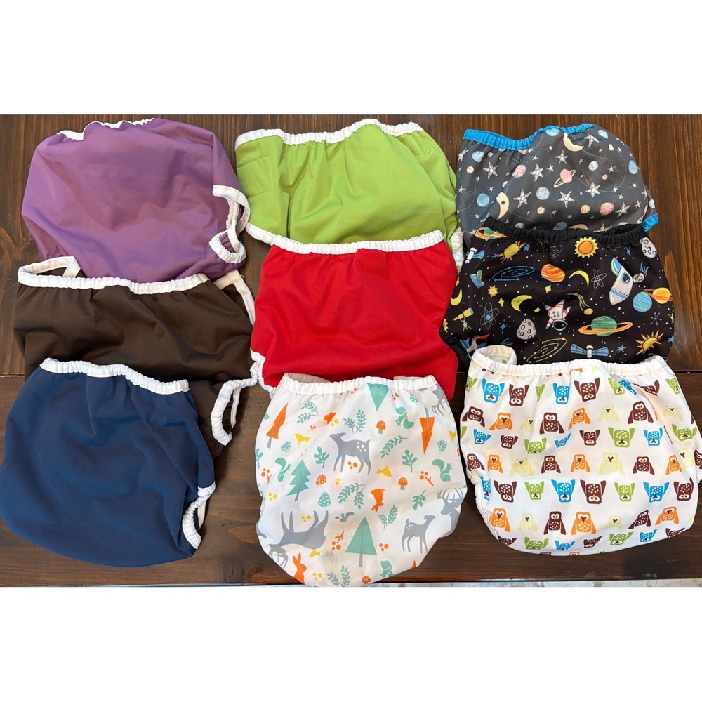 Lot of 14 Thirsties Cloth Diaper Covers Size Two Medium Made in USA